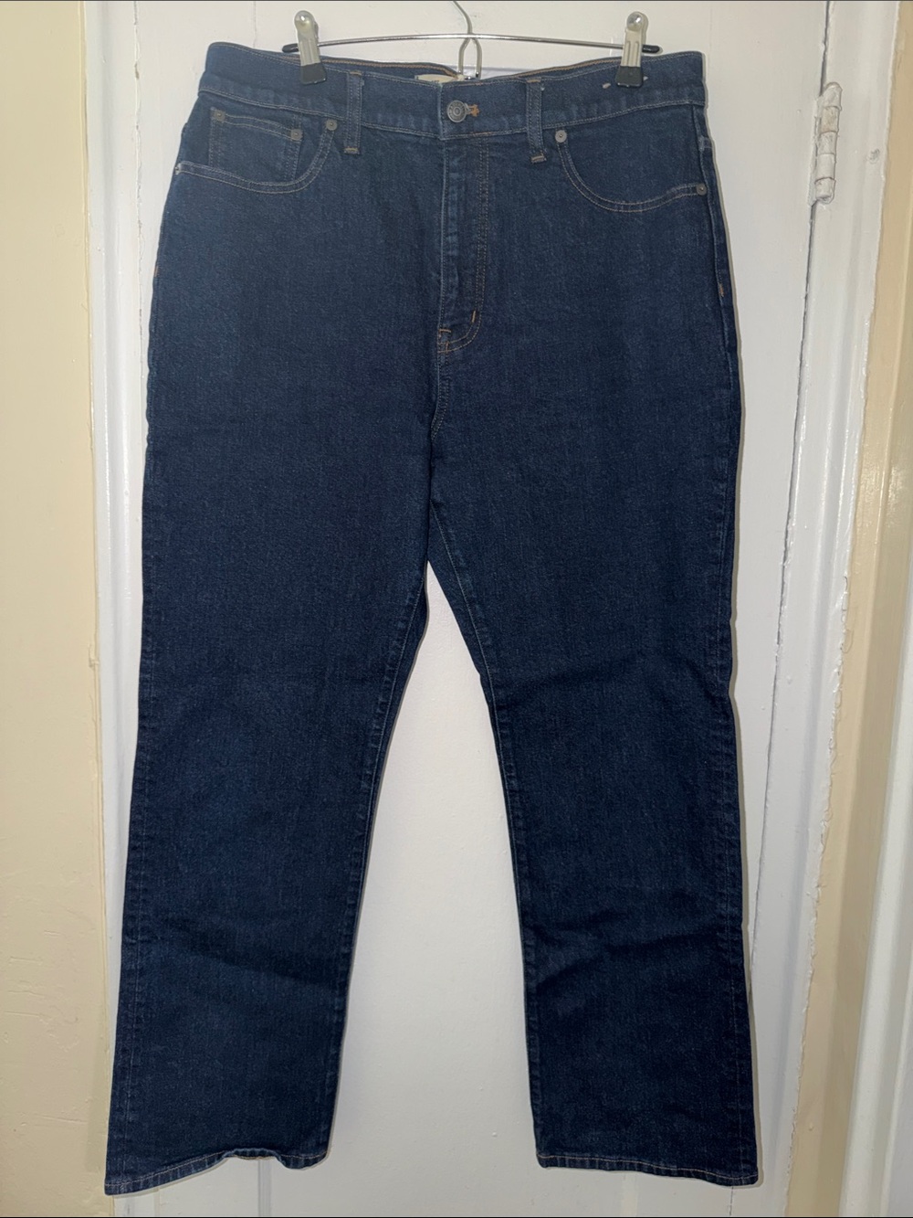 Madewell Women’s Dark Indigo Straight Jeans